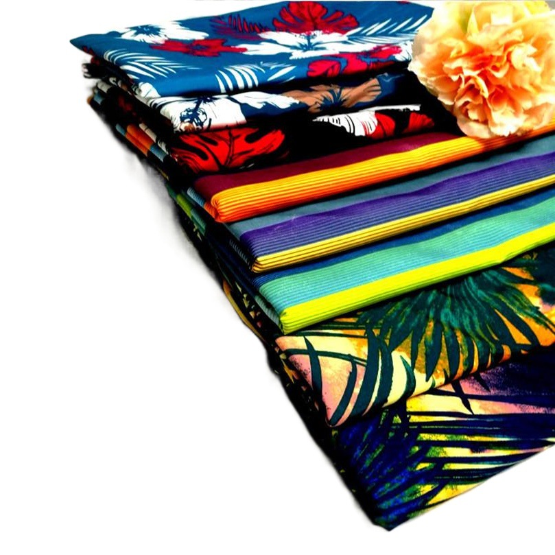 Factory wholesale brocade polyester carbon sanding peach skin fabric reactive printing home textile bed sheet sanding cloth printing cloth