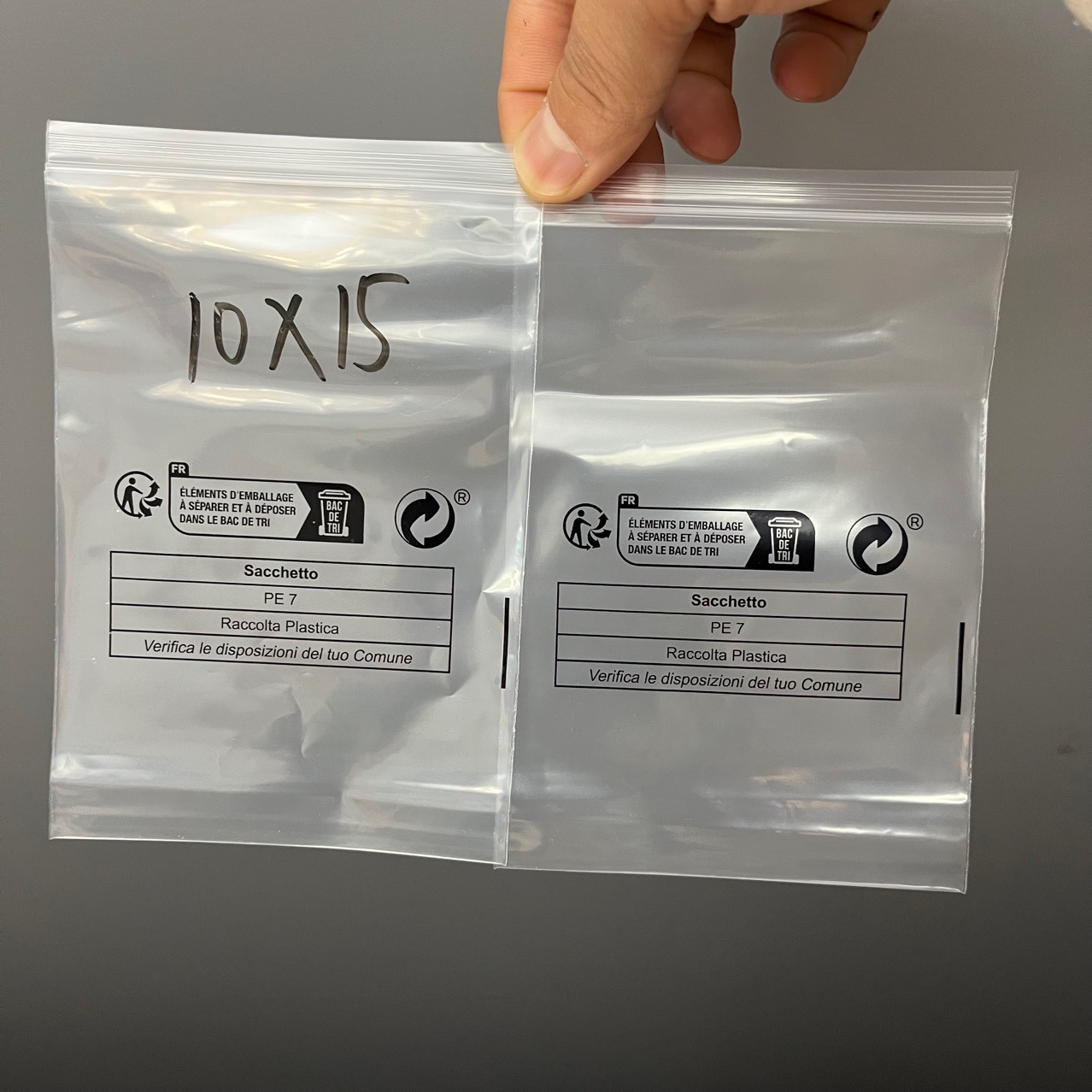 triman environmental protection standard temu label self-sealing bag kneading pe7 transparent shein plastic sealed storage bag 1