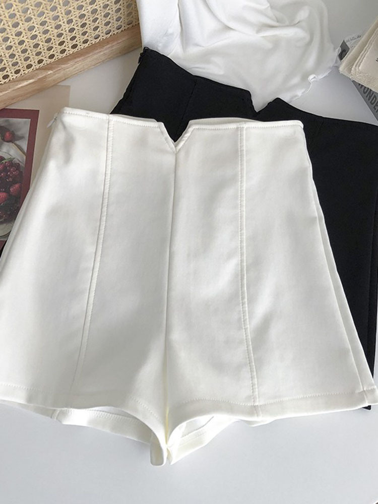 High Waist Shorts Women's Outer Short Sleeve 2024 Summer New Design Sense Internet Popular Slim Look Fashionable A- Shed Pants
