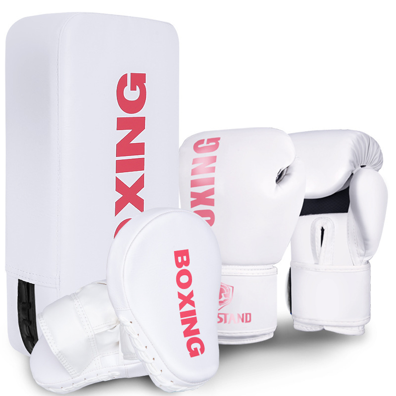 Picture of Boxing gloves combination set hand target foot target adult children's sanda fighting boxing glove training equipment for men and women