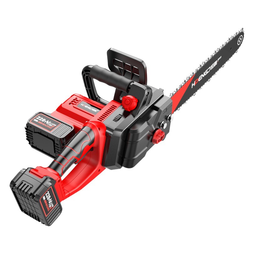 Electric Saw Rechargeable Portable Electric Chain Saw Household Outdoor Wireless Small One-Hand Logging Tree Cutting Piece DC