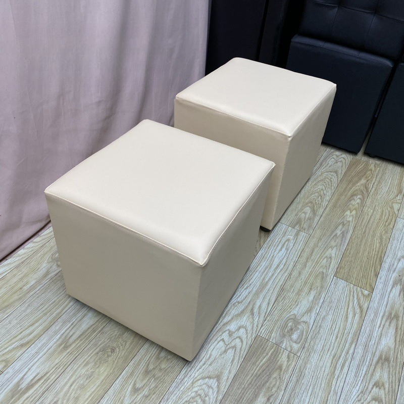 Event can be changed shoe stool black fixed wedding white batch soft wrap bread square stool small leather stool stool for exhibition