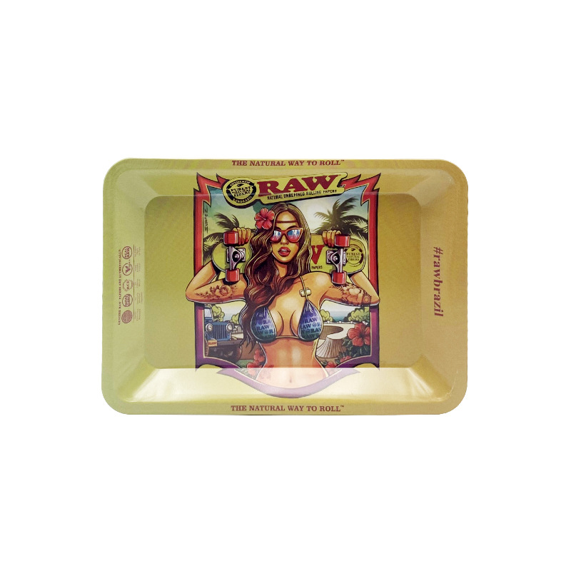 Picture of 180*125mm Tinplate Cigarette Tray, Small Cigarette Tray, Metal Iron Tray Tray, Tobacco Wire Operation Tray, Smoking Tray