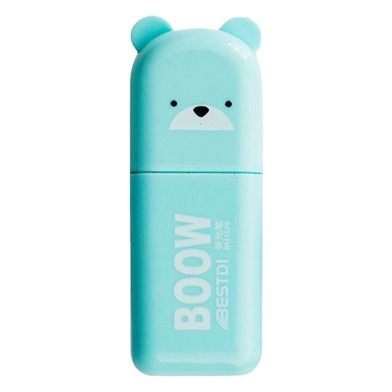 Punctuation 1520 mini highlighter set bear shape highlighter color Mark Hand account pen macaron eye protection