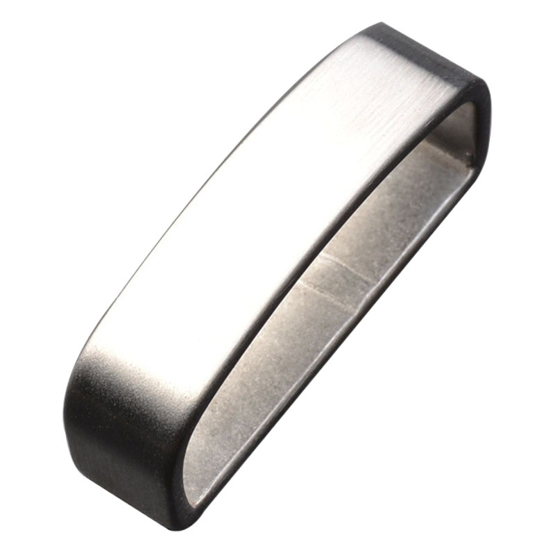 Stainless Steel Belt Ring Belt Belt Belt Accessories Men's Fixed Buckle Belt Belt Belt Loop Belt Meson Belt