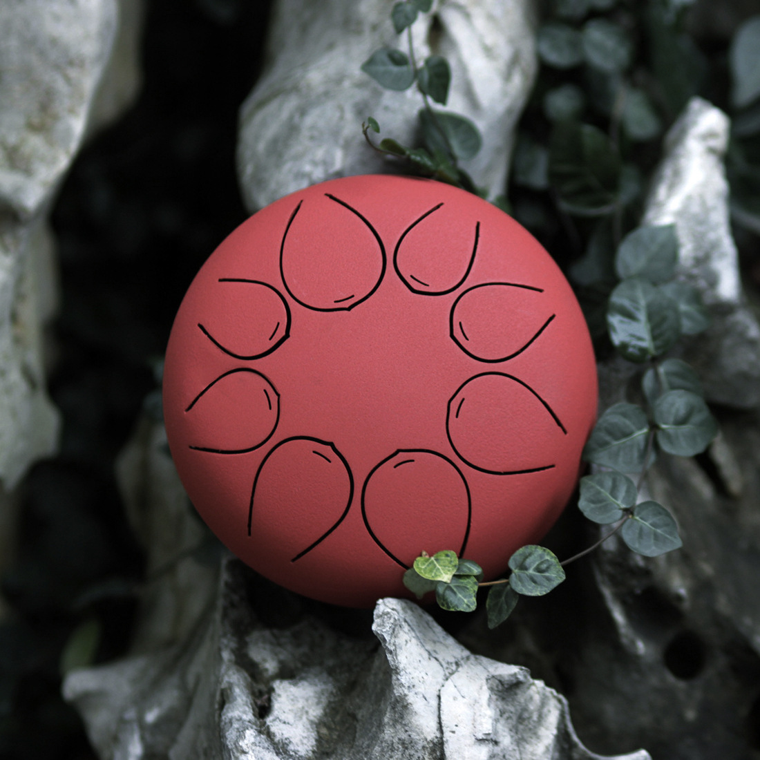 Picture of Foreign Trade Cross-border 5-inch Ethereal Drum C- tune Forget Worry Drum Adult Steel Tongue Drum Children Beginner Percussion Instrument Jing Worry Drum