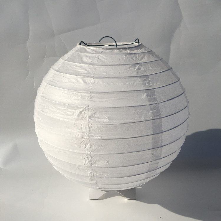 Picture of Wholesale Paper Lantern Wholesale Chandelier Cover Paper Lampshade Mid-Autumn Festival Day Decoration Wedding Wedding Celebration White Lighting