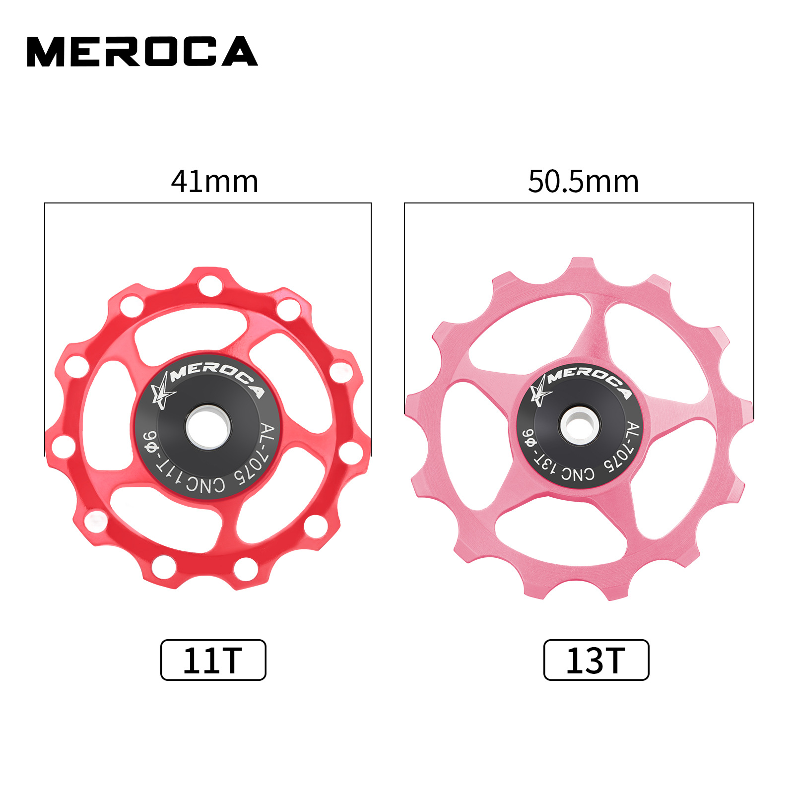 Picture of Cross-border MEROCA mountain bike road bike rear dial guide wheel 11t/13T metal bearing Peilin guide wheel