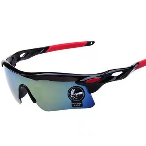 Dazzling color film reflective sunglasses 009181 sports glasses wholesale men and women outdoor riding glasses new sunglasses