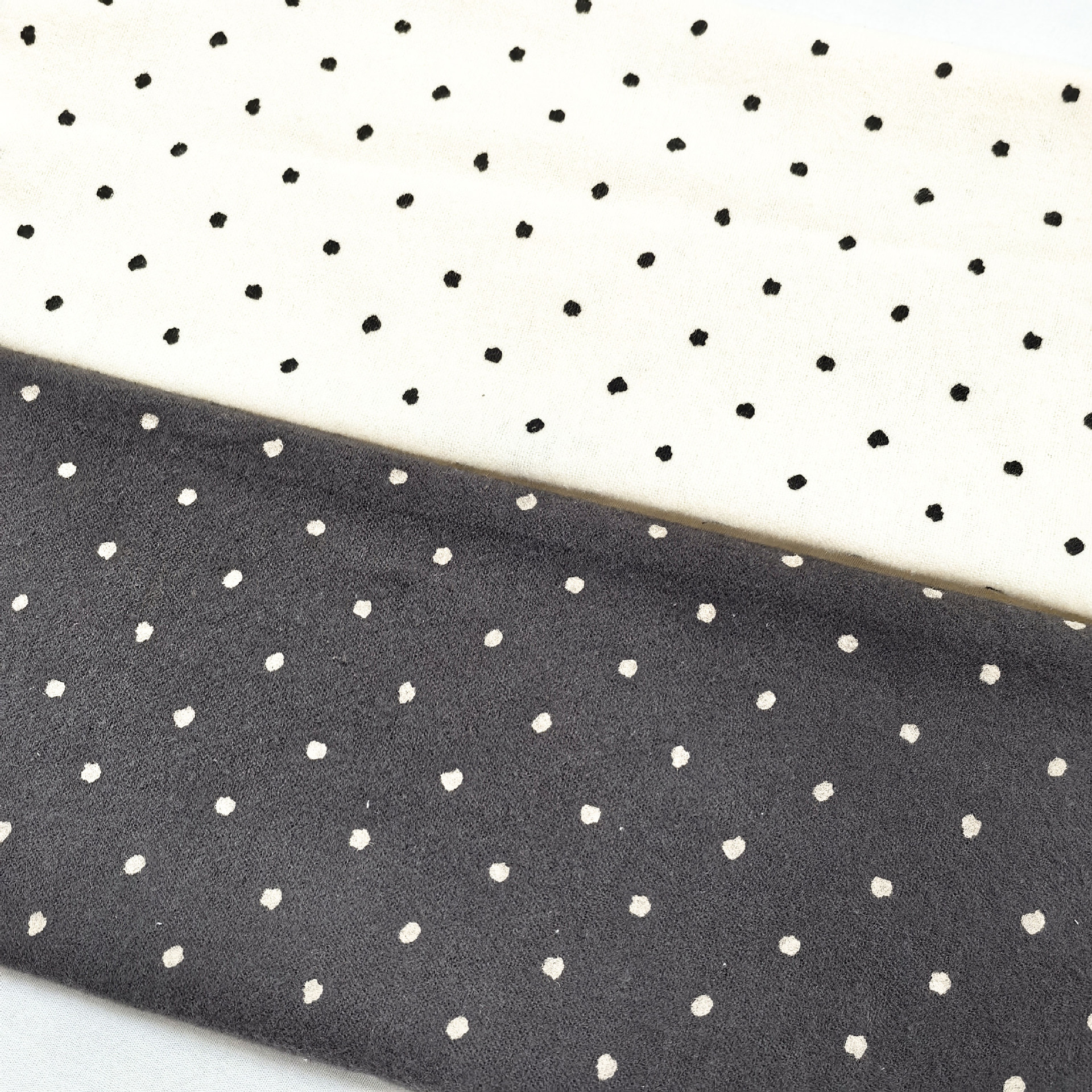 Autumn and Winter Pure Cotton Sanding Modern Scattered Dot Printing Fabric Jacket Skirt Children's Clothing Hanfu Fabric Home Boutique