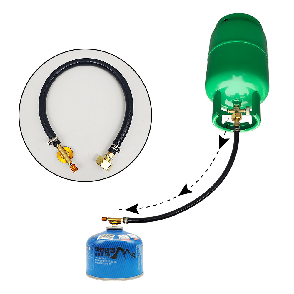 Flat air tank inflatable valve Russian Inflatable pipe German propane inflatable valve Bridge 7/16 "air tank inflatable installation