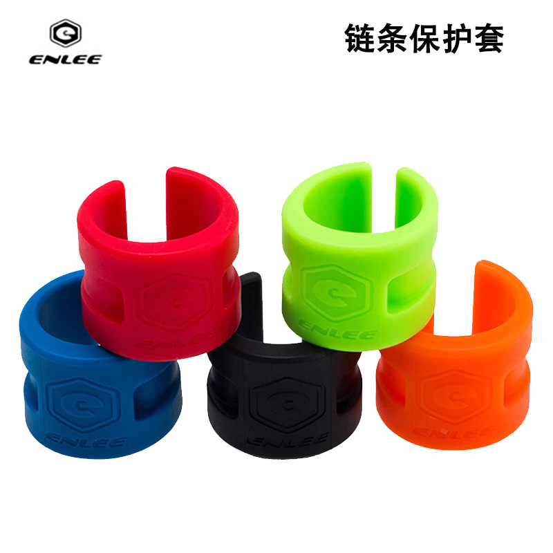 Cross-border hot road mountain bike rear fork anti-collision rubber protective ring chain protective cover chain sticker equipment