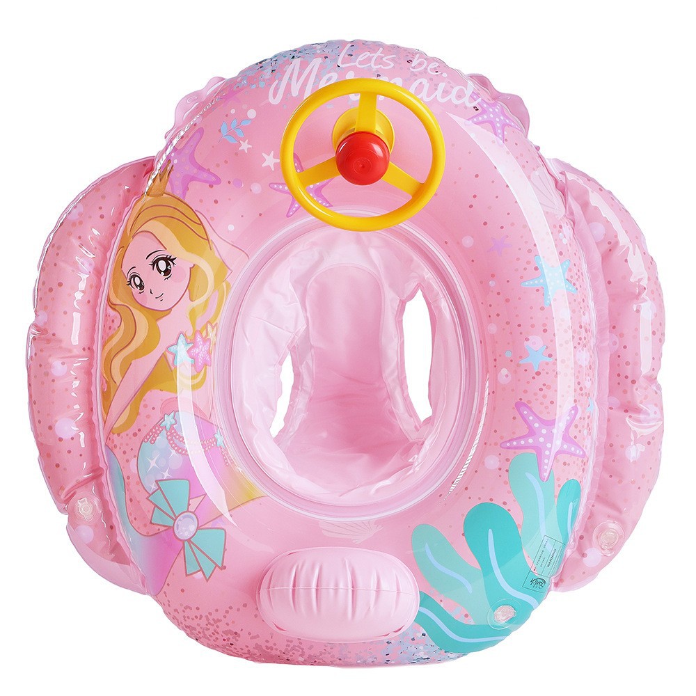 Picture of Children's swimming ring armpit ring seat ring 1-6 years old children's aircraft steering wheel inflatable Mount baby 2 boys and girls