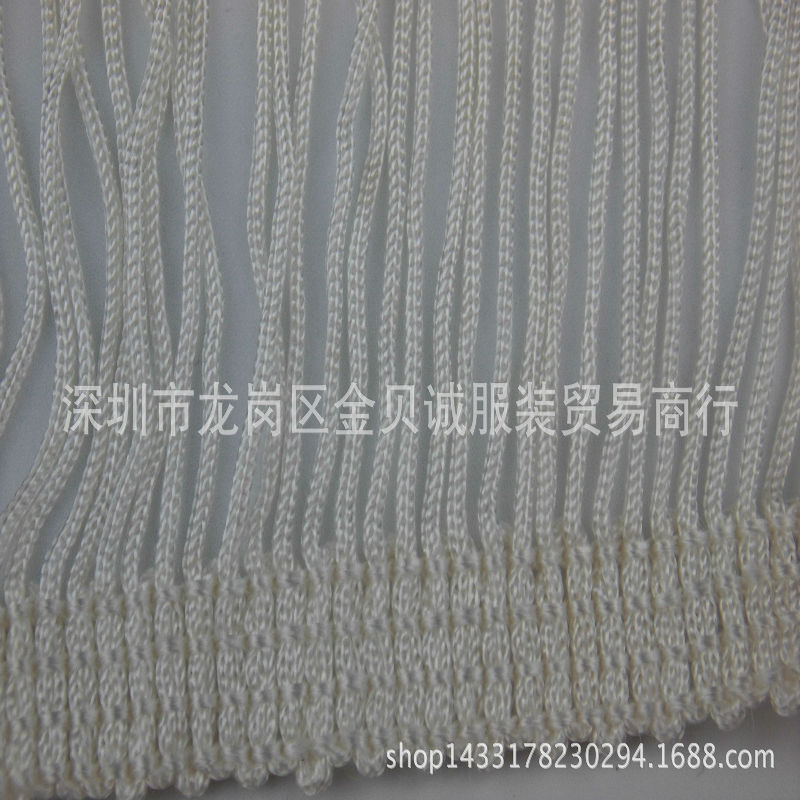 Long-Distance Artificial Silk Fringe for Clothing Decoration, Fashion Accessories, Dyeable in Any Color, Chinese Style