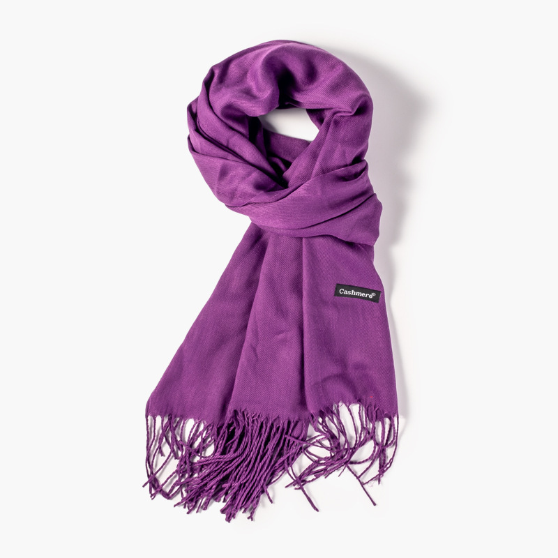 Picture of Imitation Cashmere Scarf for Women in Autumn and Winter, Warm Outer Wear, Japanese and Korean Sweet Gift, Fashionable Shawl, Factory Direct Sales, Cashmere Texture