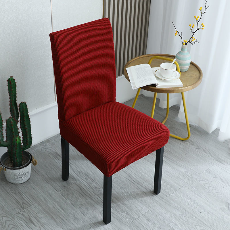 Picture of Thickened Chair Cover Universal Household Dining Chair Cover Elastic One-Piece Stool Cover Dining Table and Chair Cover Backrest Cushion