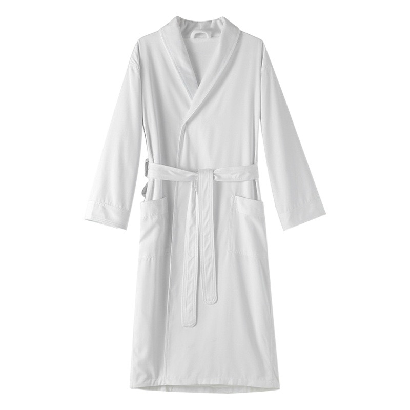 Disposable Bathrobe Pajamas Women's Long Sleeve Thickened Disposable Bath Towel Nightgown Men's Hotel Travel Separate Packaging