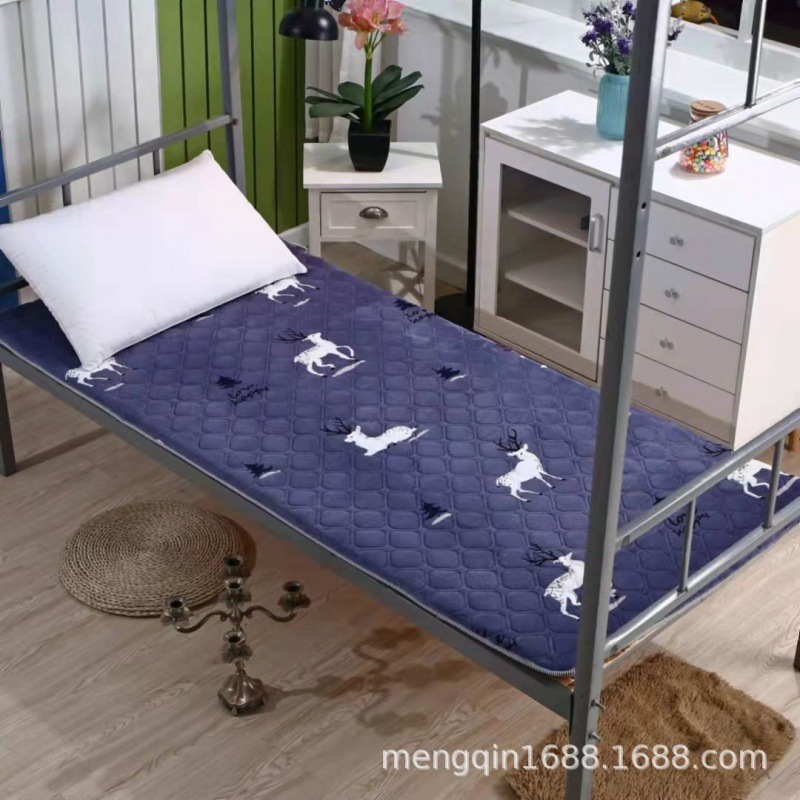 Picture of Student Dormitory Thickened Mattress Upper and Lower Bent Soft Mattress for Single Bed Foldable Nantong Mattress for Winter School