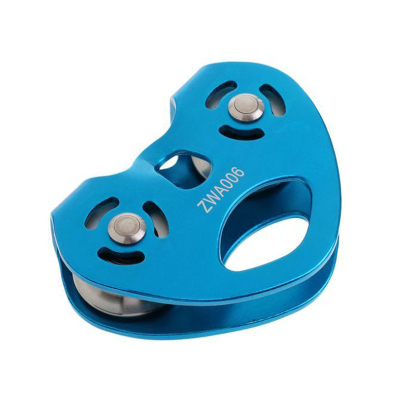 Picture of Cross-Border heart-shaped double pulley outdoor Mountaineering Rock climbing pulley set high-altitude transportation equipment love lifting rescue pulley