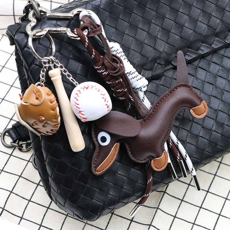Picture of New Cartoon Personalized Keychain Bag Pendant Miu Series Dachshund Animal Shape Bag Pendant Decoration Wholesale