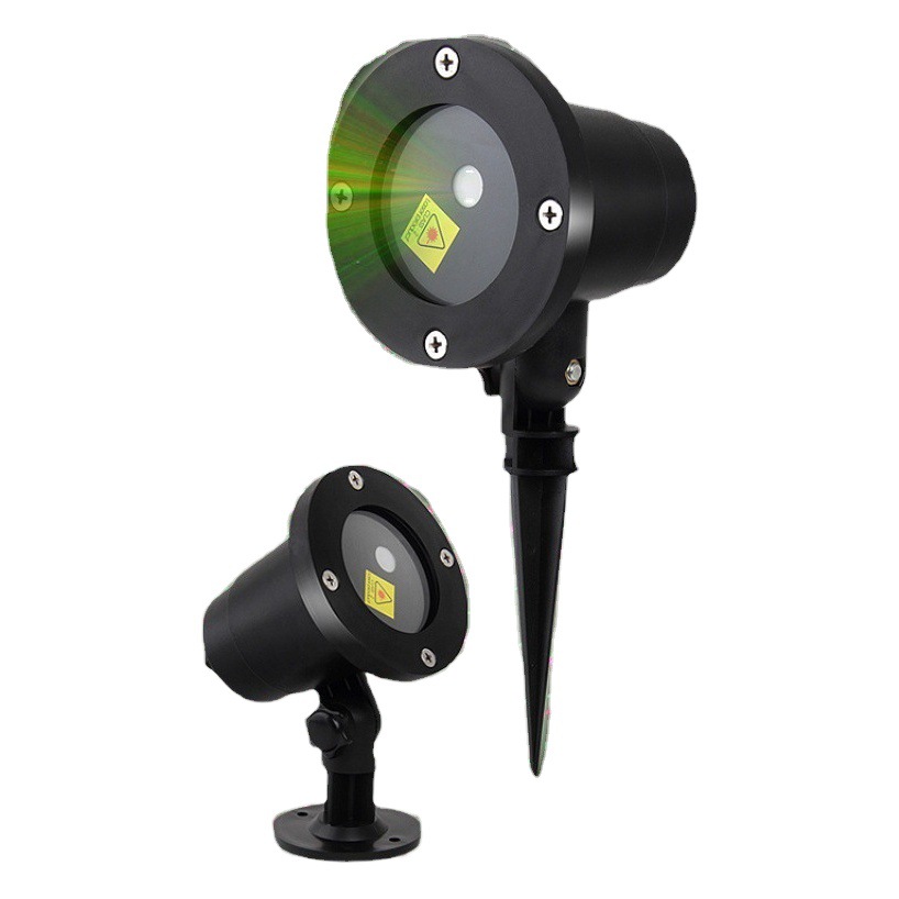 Outdoor Waterproof Laser Light Stage Light Red Green Static Laser Flat Light Courtyard Party Lighting Dimming