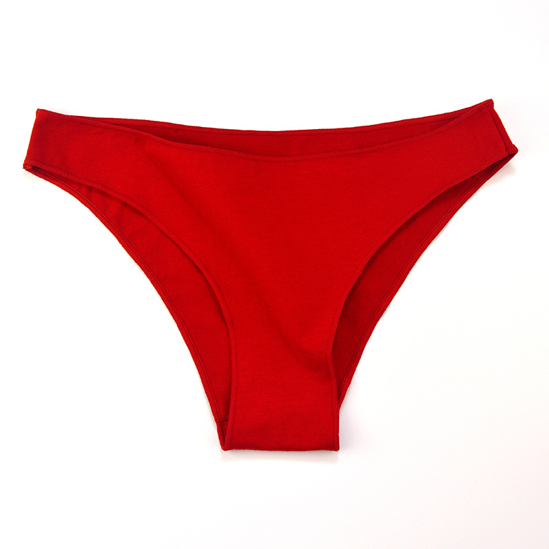 Picture of Cross-border women's underwear sexy half hip low waist plus size underwear cotton women's foreign trade woman panties