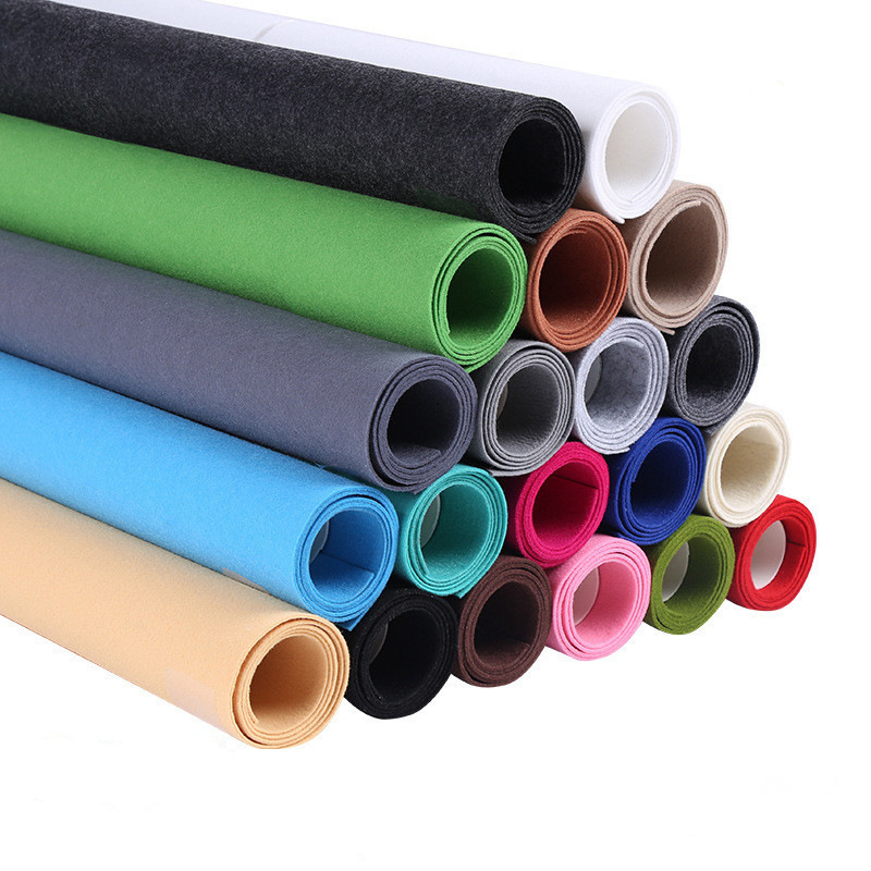Rolled Colorfulful Felt Non-Woven Wholesale Kindergarten DIY Handmade Decorative Non-Woven Fabric Environmentally Friendly Cutting Materials