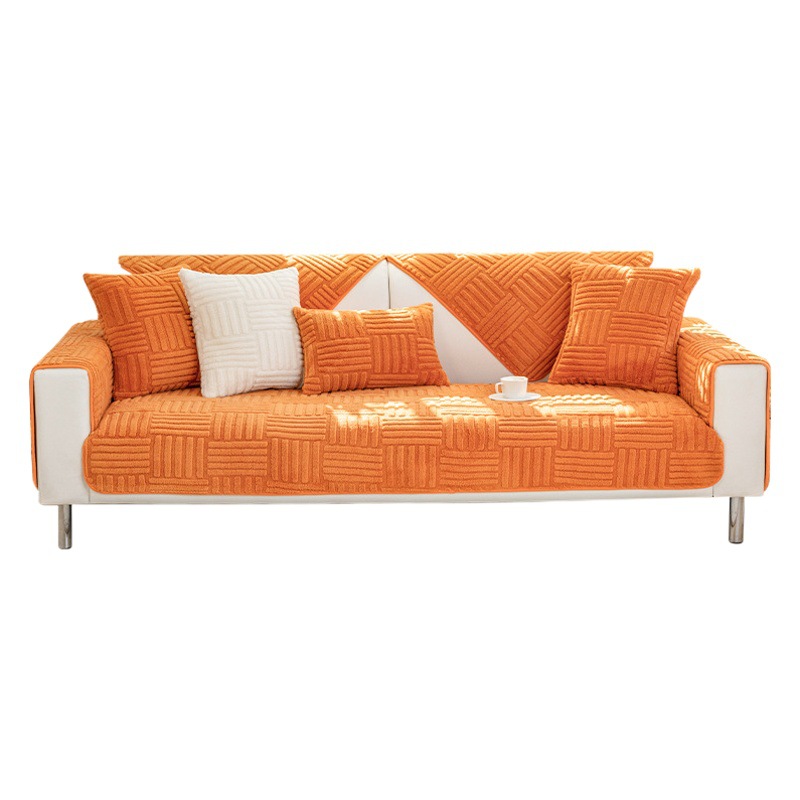 Carefully Selected New Sofa Cushions, Winter Comfortable Velvet Thickened Warm Cushions, Non-Slip Leather Sofa Covers, Cloth Towels Wholesale