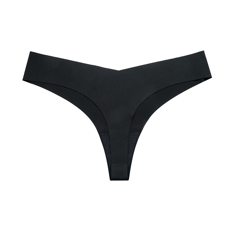 Picture of Cross-border large size sexy seamless thong women's one-piece low waist ice silk sports fitness women's underwear