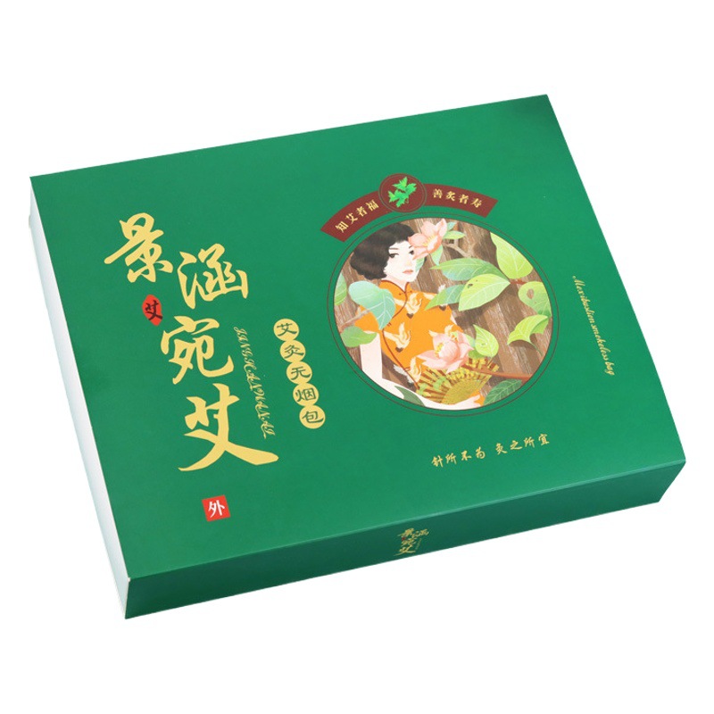 Jinghan Wan Ai New Smokeless Moxibustion Box Warm Moxibustion Bag Home Suspension Moxibustion Moxibustion Moxibustion Wholesale Quadruple Moxibustion Cloth suit