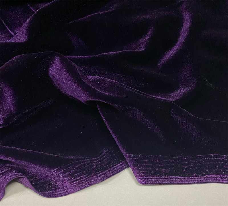 Picture of High-grade Korean velvet thickened solid color stretch Korean velvet fabric velvet gold velvet non-inverted velvet dress fabric