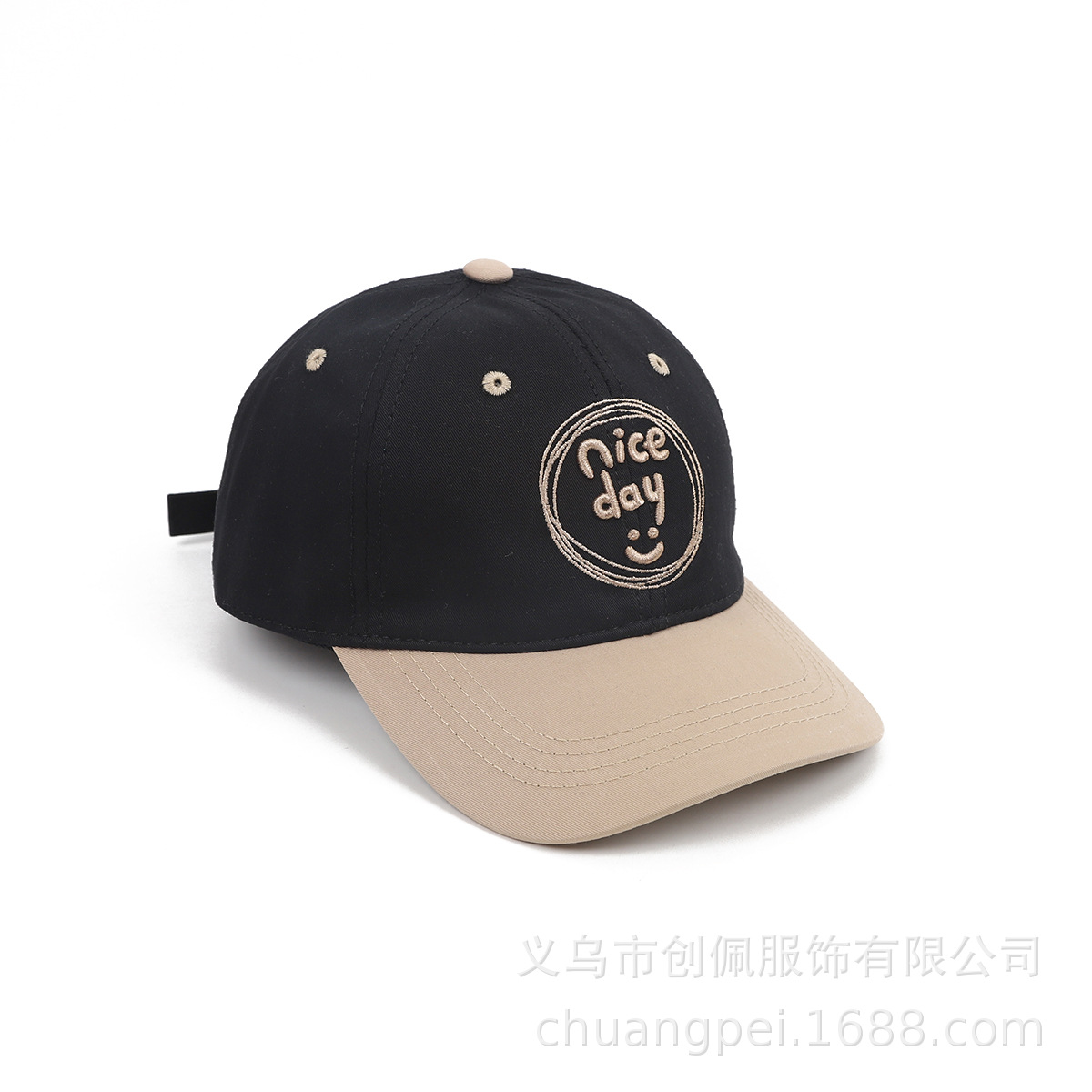 Picture of Chuangpei children's cap spring and summer handsome cap Macaron color matching children's baseball cap can be customized logo