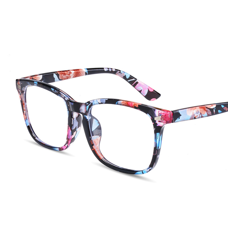 Picture of Jite 5010 Flat Simple Square Glasses Frame Full Frame Glasses Rivet Anti-Blue Light Glasses