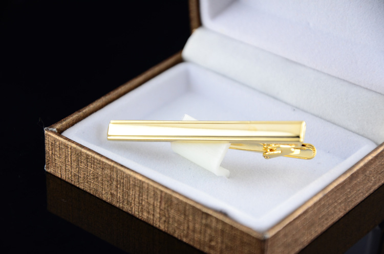 Picture of [Cross-border Explosions] Men's Gold and Silver Business Tie Clip Accessories Tie Clip Wholesale Factory JOVAN