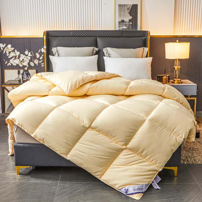 Picture of genuine goods Feather Velvet Quilt Spring and Autumn Quilt Thickened Gift Winter Quilt Down Quilt Cold-proof Warm Thick Quilt for Student Dormitory