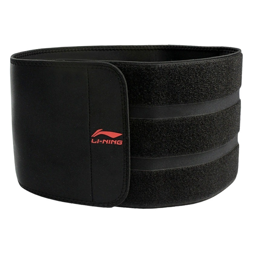 Li-Ning Waist Belt for Waist Protection, Fitness, Men's Sports, Weight Loss, Fat Burning, Slimming, Abdominal Compression, Sweat-Wicking, Running, Fitness Shaping