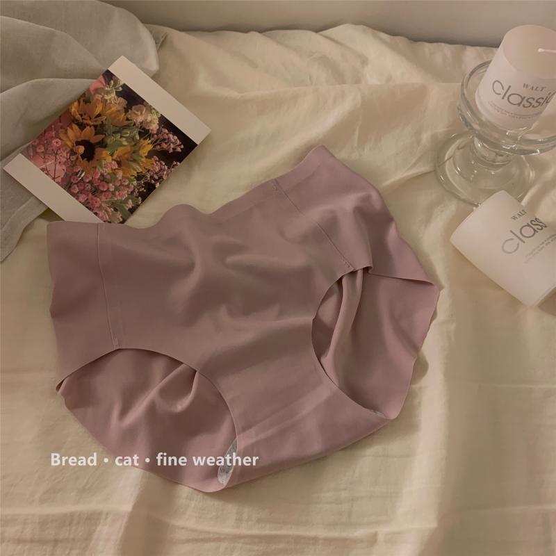 Picture of "Your niche likes" [simple and clean style] simple solid color girl seamless underwear women's underwear