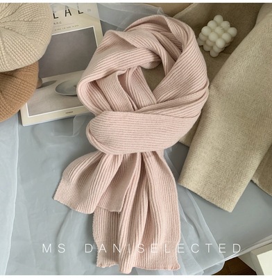 Picture of K-Style 2024 New Scarf for Women in Winter, Versatile Soft and Warm Knitted Thickeneded Ins Student Couple Scarf Trend