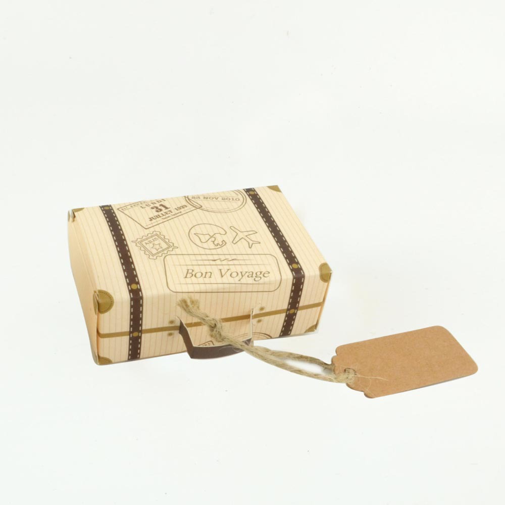Picture of European Creative Amazon Mini Suitcase Wedding Candy Box Wedding Gift Candy Packaging Box Airplane Carton Wholesale