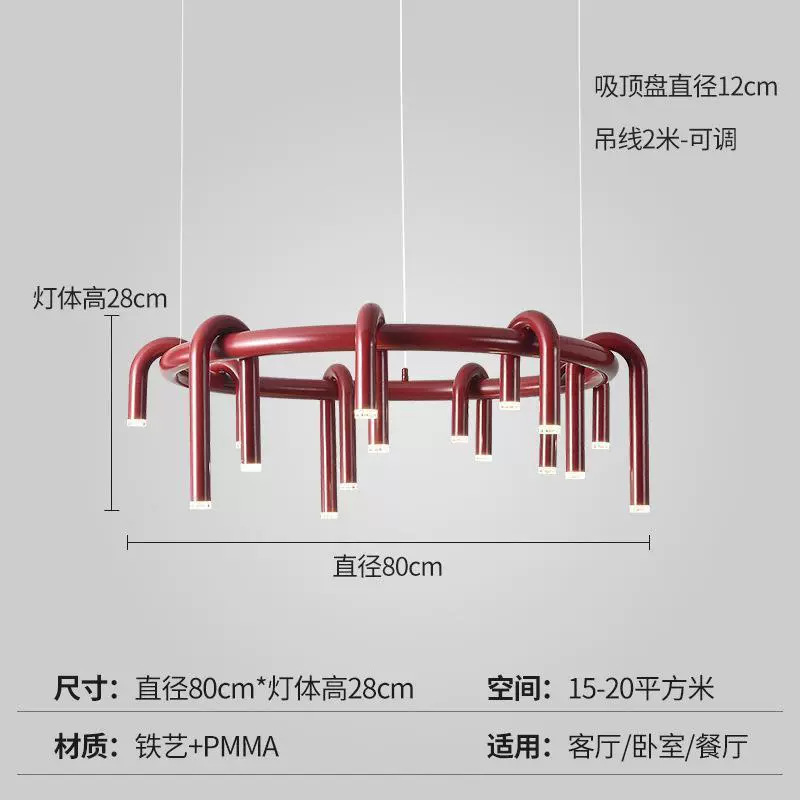 Picture of Nordic Creative Designer Glass Chandelier Advanced Sense Bedroom Restaurant Hotel Homestay Light Luxury Decorative Bar Table Lamp