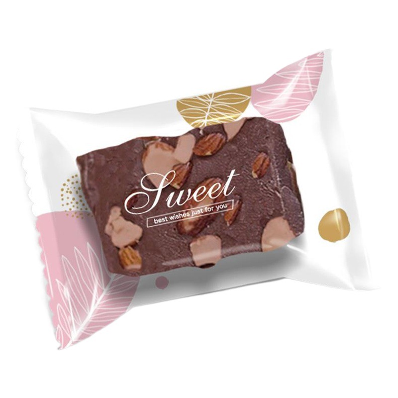 New snowflake crisp packaging bag machine bag cookie cow roll biscuit bag small fresh baking snowflake crisp packaging bag