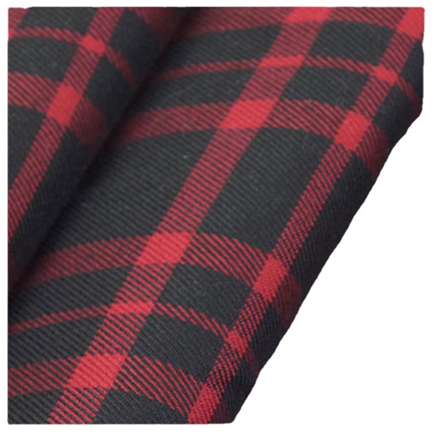 TR polyester viscose yarn-dyed fabric 32/2 + 40D polyester viscose yarn-dyed fabric stretch pants plaid shirt skirt