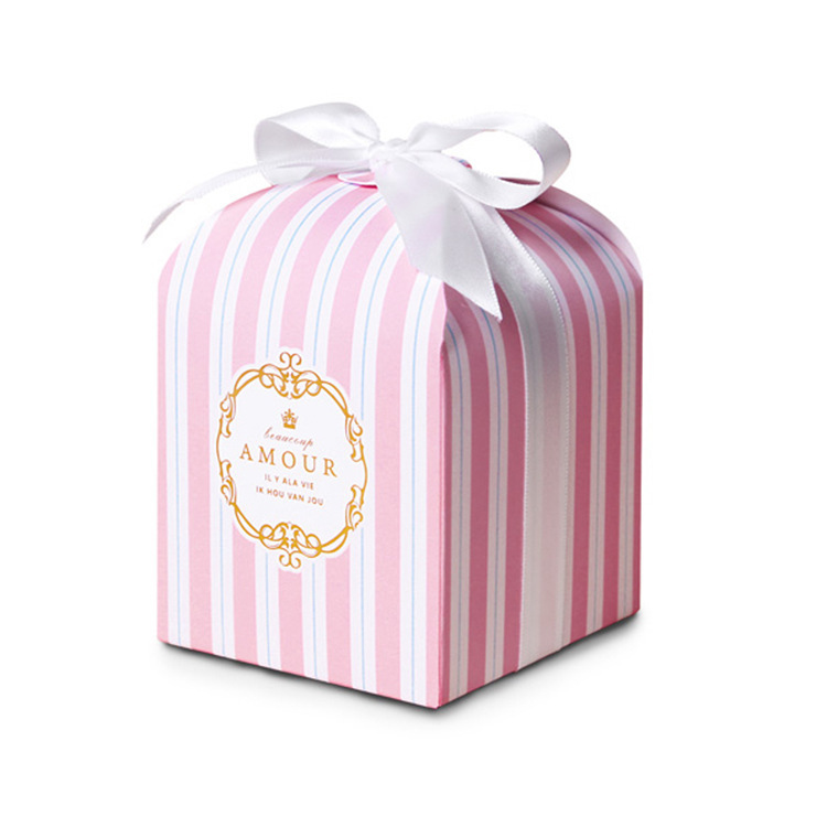 Picture of European Wedding Hot Stamping Wedding Egg Candy Small Box Gift Box Ready-Made Cookie Candy Packaging Box Xt08 K-Style