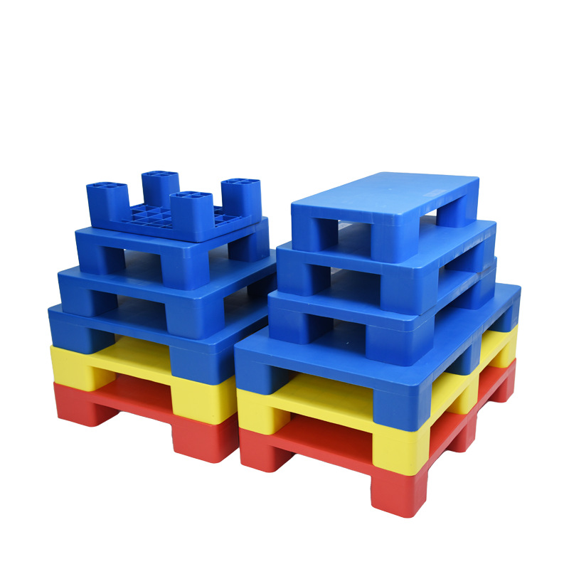 Picture of Warehouse Moisture-Proof Board Plastic Small Pallet Card Board Floor Supermarket Stack Six-Legged Flat Four-Legged Flat Pad Waterproof