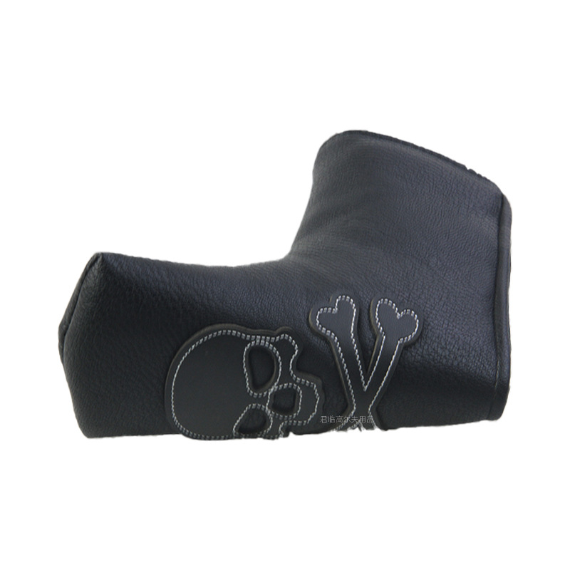Picture of Golf patch skull full series club cover, waterproof fabric, plush inner pad for iron/wood/putter protective covers
