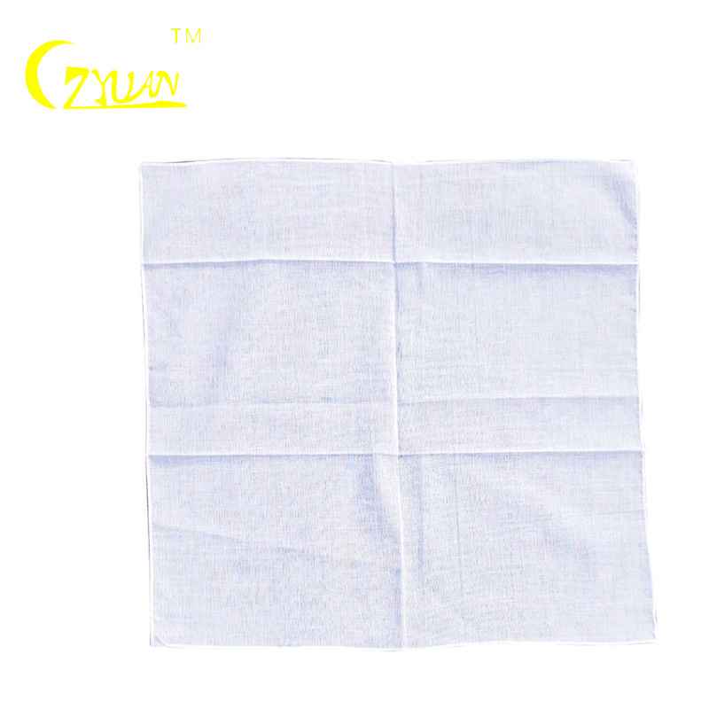 Picture of 28*28CM tie-dyed cotton handkerchief white gouache embroidery printing DIY hand-painted graffiti extension dyed small square towel wholesale
