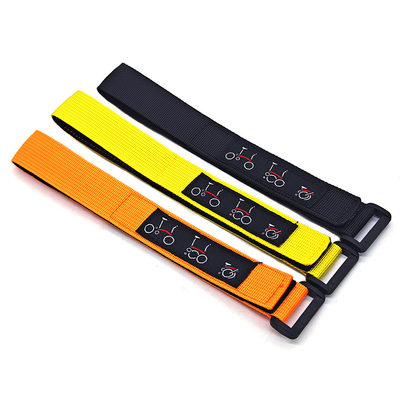 Bicycle Wheel Fixing Strap Small Cloth Foldableing Body Velcro Strap Suitable for Brompton Portable