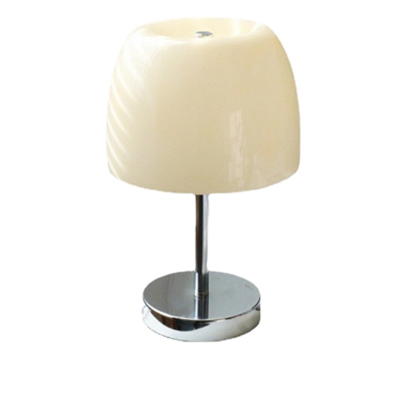 Cross-Border Ins Bauhaus Retro Mushroom Glass Table Lamp Bedroom Bedside Night Light Bed and Breakfast Atmosphere Lamp Decorative Table Lamp