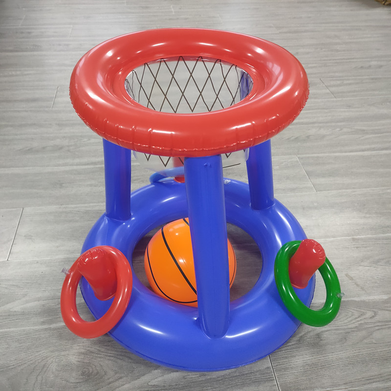 Picture of Cross-border Spot Water Inflatable Basketball Rack Rings Swimming Pool Interactive Shooting Toys Outdoor Inflatable Water Play Toys