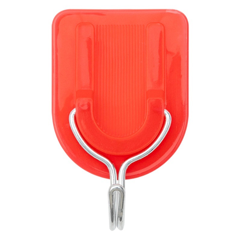 Picture of Festive Viscose Hook Red U-Shaped Small Plastic Hook Chinese Knot Pendant Storage Hook Door Hook